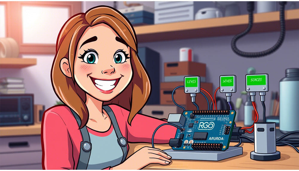 Стабільно працюючий електронний DIY-проєкт після узгодження логічних рівнів