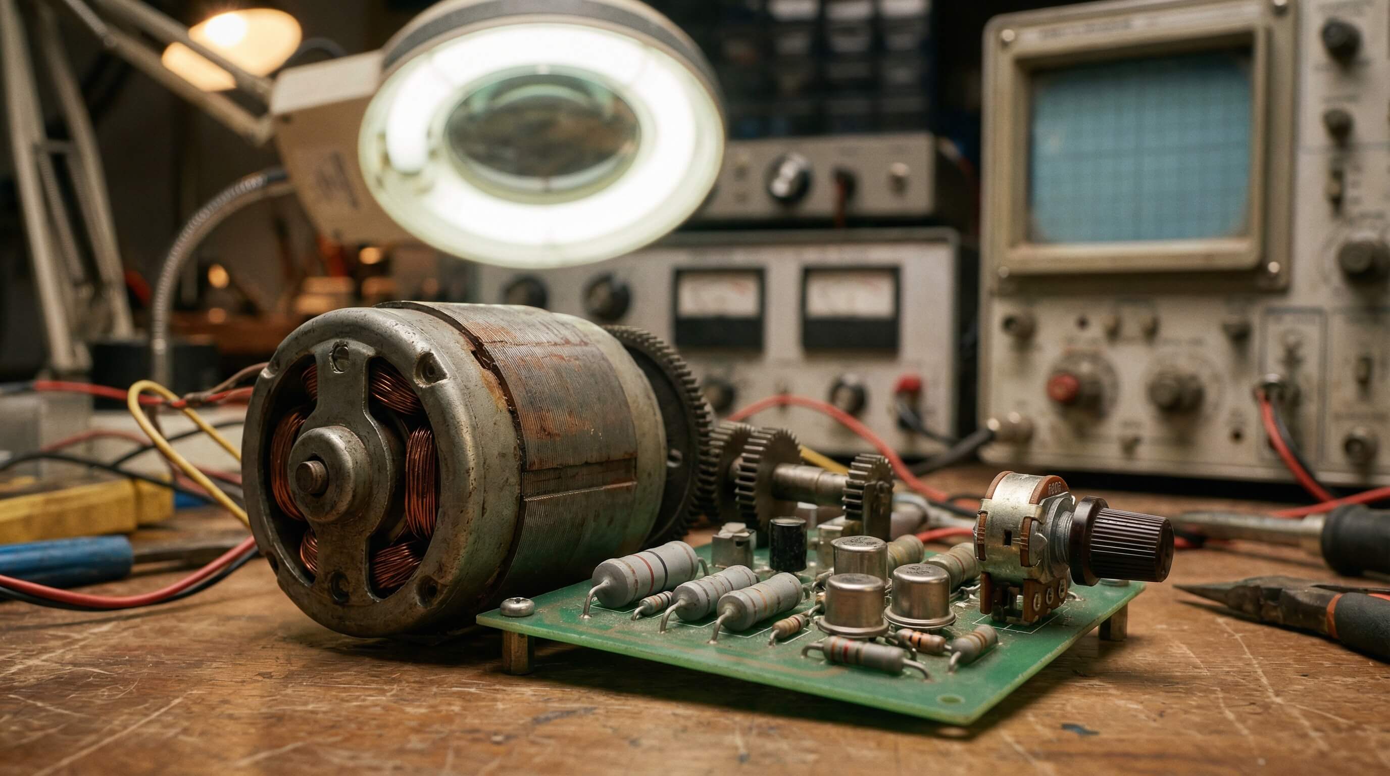 Аналоговый сервопривод 1970-х годов